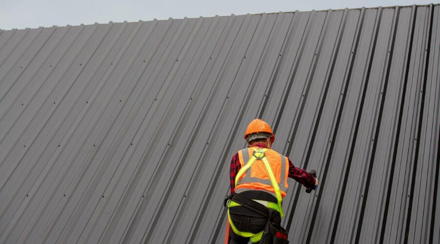 Professional metal roof installation services in Nichols, IA