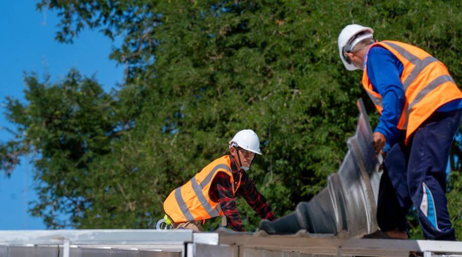 Professional metal roof installation in Nichols, IA